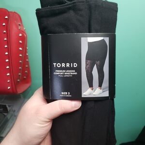torrid Black Premium Full-Length Leggings Bats Stars Comfort Flocked 2x
